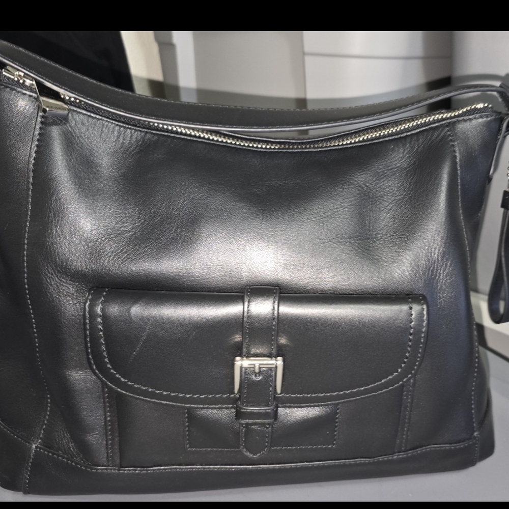 Coach Black Leather Handbag